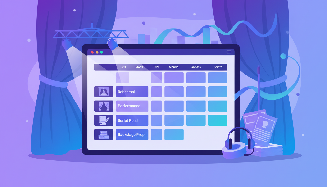 Tech Week Sanity: How to Streamline Your Theater Schedule and Stay Organized