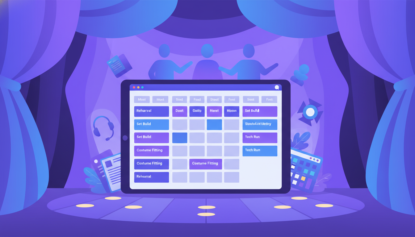 Ditch the Drama, Keep the Show: Mastering Scheduling for School and Community Theater